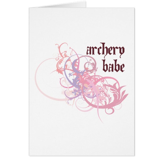 アーチェリーの可愛い人 (正面)