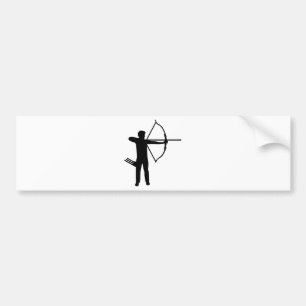 アーチェリーの射手 バンパーステッカー