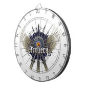 アーチェリーの投げ矢板 ダーツボード (正面右)