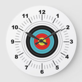 アーチェリーの目標アーチェーの壁時計 ラージ壁時計