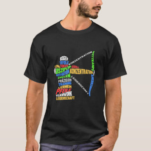 アーチェリーの矢がターゲットに当たる 弓道 アーチャー Tシャツ