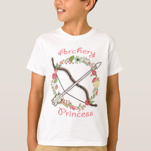 アーチェリーの花のプリンセス Tシャツ