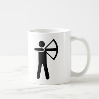 アーチェリーの記号 コーヒーマグカップ