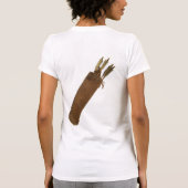 アーチェリーのTシャツ Tシャツ (裏面)