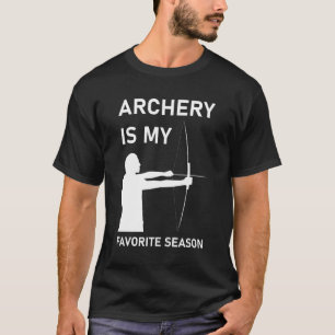 アーチェリーは私のお気に入りのシーズンアーチェリー好き Tシャツ