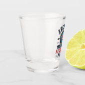 アーチェリーは私の引退後の楽しみ アーチェリー選手 ショットグラス (左)