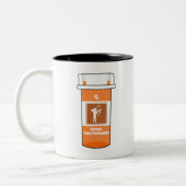 アーチェリーは私の薬 ツートーンマグカップ (左)