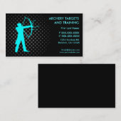 アーチェリーは訓練のカスタムな名刺を目標とします 名刺 (正面/裏面)