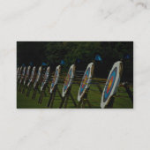 アーチェリーはBrentwood、Essex、イギリスの近くで目標とします 名刺 (裏面)