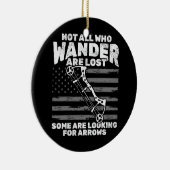 アーチェリーアーチェリー愛好家の中には見ている セラミックオーナメント (右)