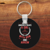 アーチェリーアーチャーボウマン キーホルダー (正面)