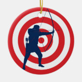 アーチェリーオーナメント セラミックオーナメント (正面)