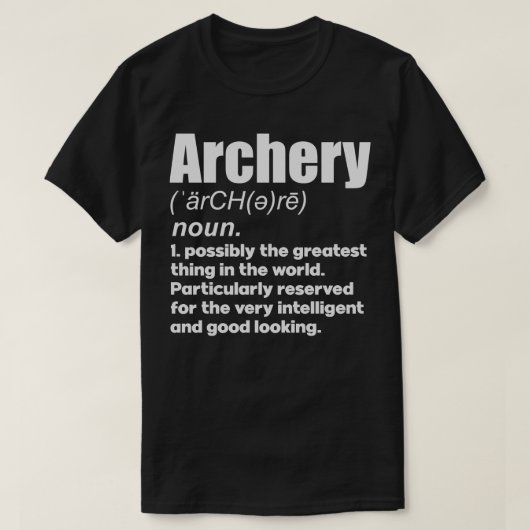 アーチェリーガールコーチギフト Tシャツ (デザイン正面)