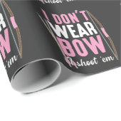 アーチェリーガール弓狩り女性弓ハンターアロー ラッピングペーパー (ロールコーナー)