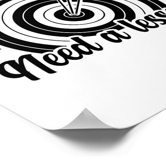 アーチェリーガール |アーカーズスポーツギフトアイディア ポスター (角)