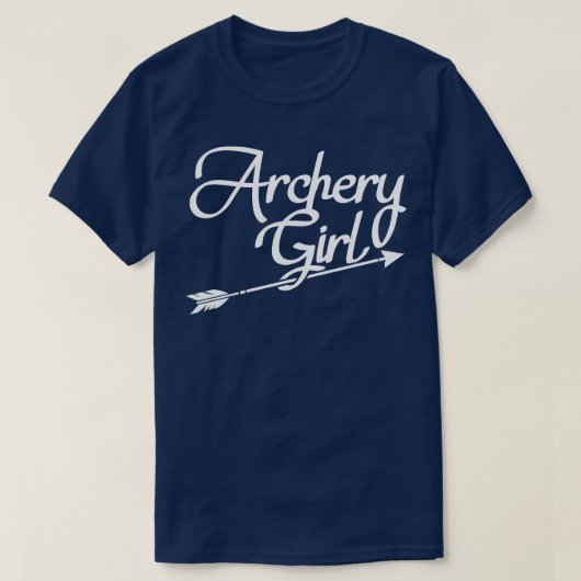 アーチェリーガール Tシャツ (デザイン正面)