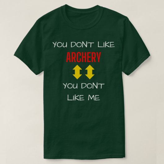 アーチェリーギフト Tシャツ (デザイン正面)