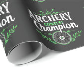 アーチェリーコンテスト優勝弓矢 ラッピングペーパー (ロールコーナー)
