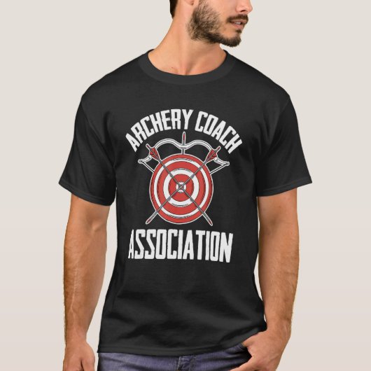 アーチェリーコーチ協会 アーチャー Bowman アーチェリーC Tシャツ (正面)