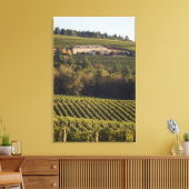 アーチェリーサミットタン建物は丘の上に座る キャンバスプリント (インサイチュ (リビング))