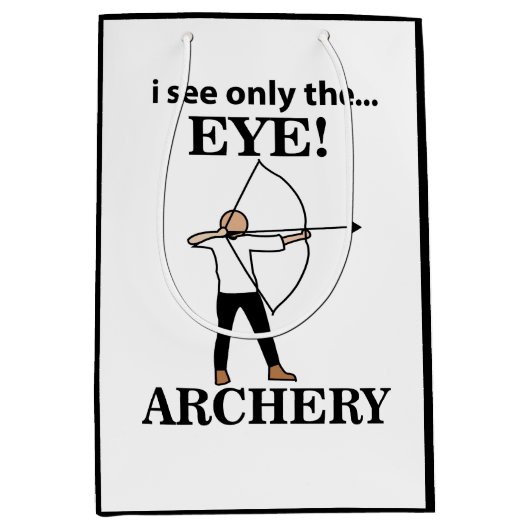 アーチェリースポーツ弓矢アーチェリー ミディアムペーパーバッグ (正面)