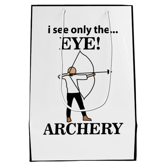 アーチェリースポーツ弓矢アーチェリー ミディアムペーパーバッグ (裏面)