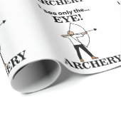 アーチェリースポーツ弓矢アーチェリー ラッピングペーパー (ロールコーナー)