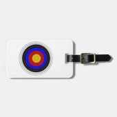 アーチェリーターゲットデザインはちょうど文字を加えます ラゲッジタグ (正面横)