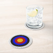 アーチェリーターゲットデザイン ラウンドペーパーコースター (インサイチュ)