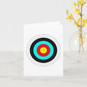 アーチェリーターゲット カード (黄色い花)