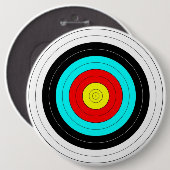 アーチェリーターゲット 缶バッジ (正面&裏面)