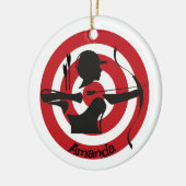 アーチェリーデザインオーナメント セラミックオーナメント (左)