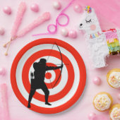 アーチェリーデザイン紙パーティープレート ペーパープレート (パーティー)