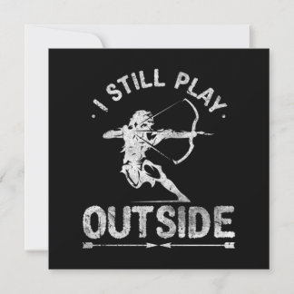 アーチェリーハンターボウ狩り動揺して サンキューカード