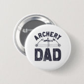 アーチェリーパパアーチェリー男性へシャツ女子男子女子男子女子 缶バッジ (正面&裏面)
