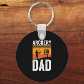 アーチェリーパパレトロヴィンテージ キーホルダー (正面)