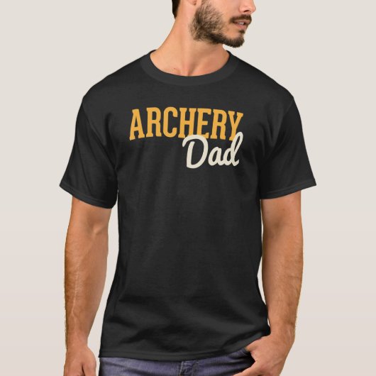 アーチェリーパパ弓矢の父の日射手2 Tシャツ (正面)