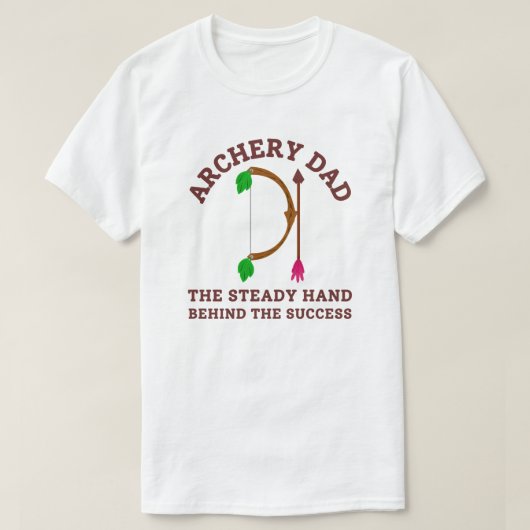 アーチェリーパパ引用文 Tシャツ (デザイン正面)