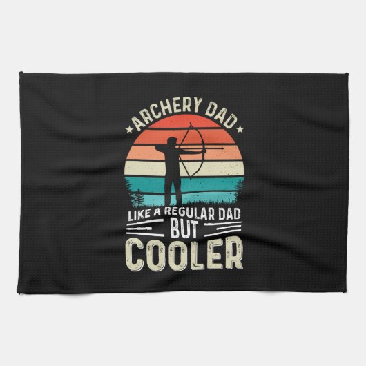 アーチェリーパパ キッチンタオル (横)