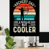 アーチェリーパパ ポスター (ホームオフィス)