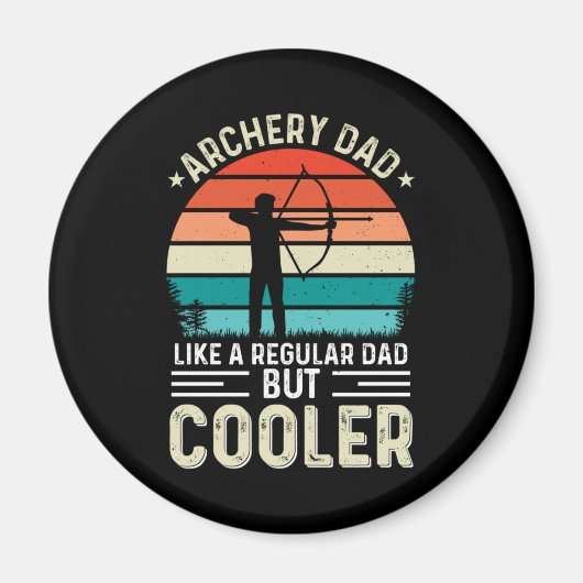 アーチェリーパパ マグネット (正面)