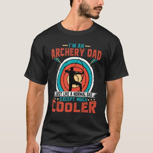 アーチェリーパパIu2019mアーチェリーパパ射手 Tシャツ (正面)