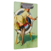 アーチェリーピンアップガール クリップボード (右)