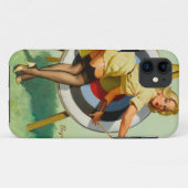 アーチェリーピンアップガール Case-Mate iPhoneケース (裏面(横))