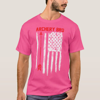 アーチェリーブラザー誇りを持ったスポーツファミリーアメリカンアメリカンF Tシャツ