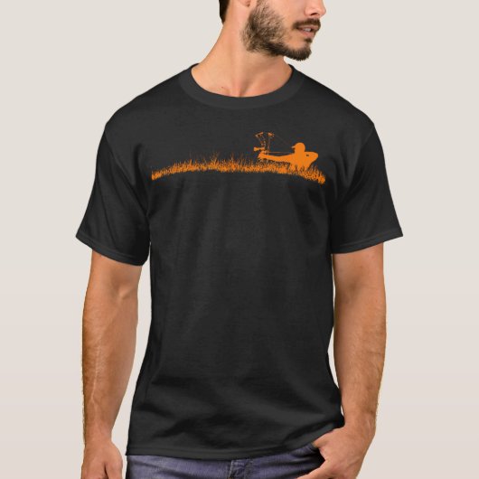 アーチェリーボウハンターディアミュレエルクボウ狩りアセス Tシャツ (正面)