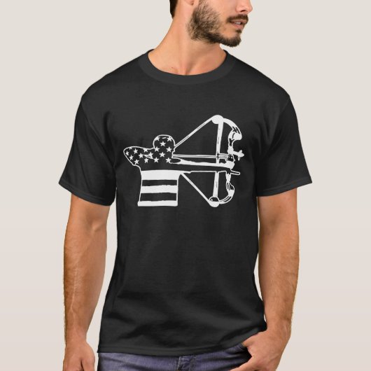 アーチェリーボウ狩りプレミアム Tシャツ (正面)