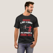 アーチェリーボウ狩り おもしろい Tシャツ (正面フル)