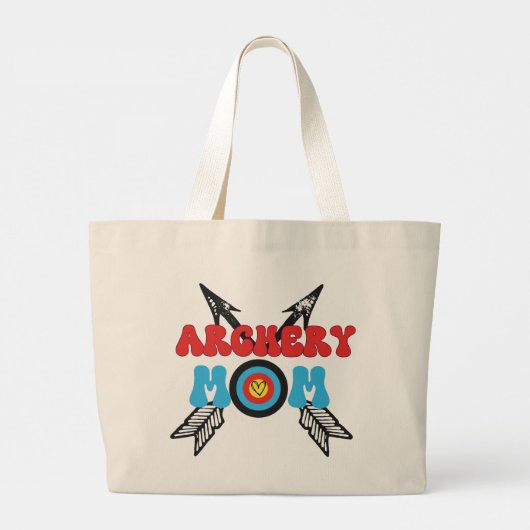 アーチェリーママ大トートバッグ ラージトートバッグ (裏面)