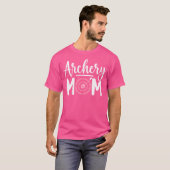 アーチェリーママ射手弓矢の女性 Tシャツ (正面フル)